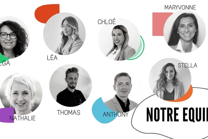 l'équipe de l'agence Le Rocher