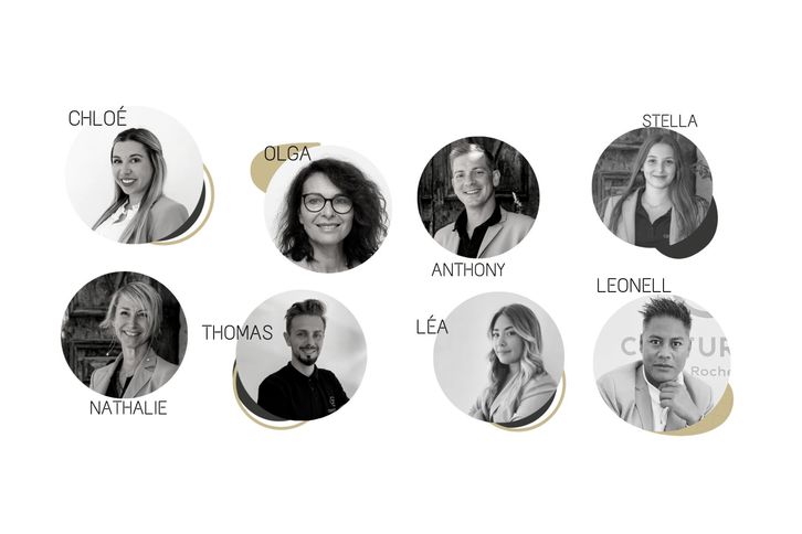 l'équipe de l'agence Le Rocher